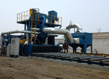 鋼板預(yù)處理拋丸機(jī)