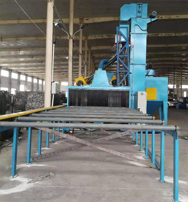 Q6927型材臥式拋丸機