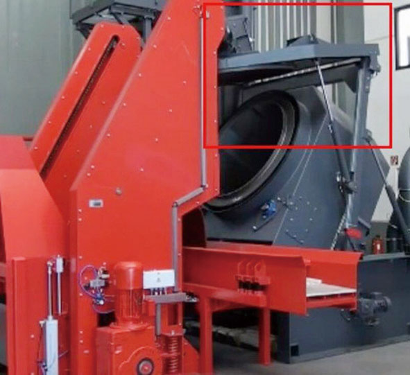 傾斜滾筒拋丸清理機