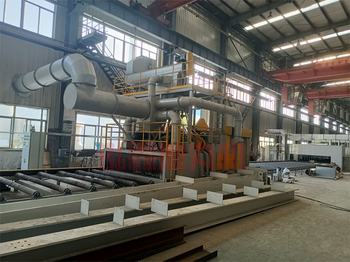 鋼板預(yù)處理線拋丸機(jī) 鋼板預(yù)處理線拋丸機(jī)